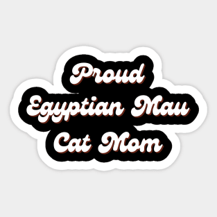 Egyptian Mau Cat Sticker